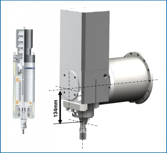 High speed milling spindle