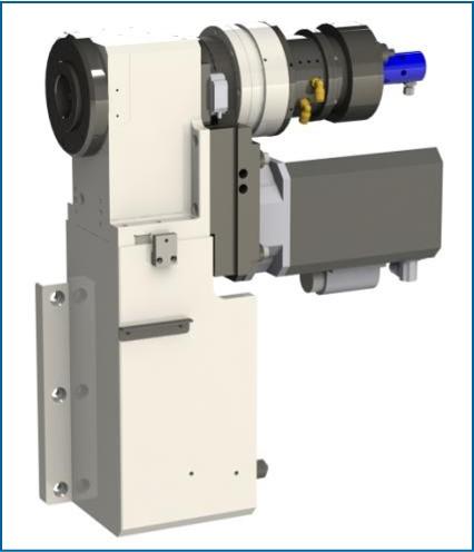 Secondary turning spindle